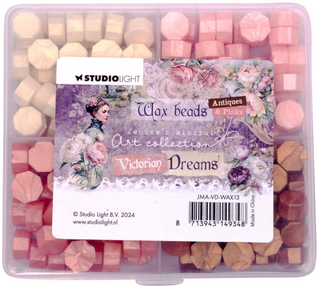 JMA Wax Beads 4 colors Pink Victorian Dreams 60 G nr.13
